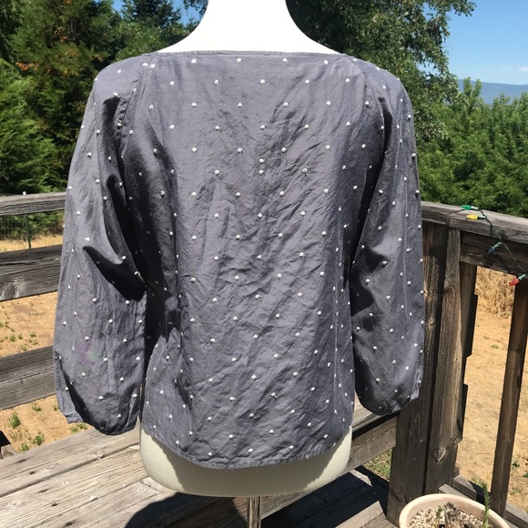 ODD MOLLY Peek-a-Boo Neckline w/button - Picture 4 of 5